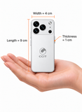 CCIT 17 ميني 5G، شاشة 4.0 بوصة HD، نظام أندرويد 15، ذاكرة 8 جيجابايت + 512 جيجابايت، بطارية 3000 مللي أمبير - أبيض