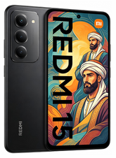 ريدمي 15 4G شاشة 6.9 بوصة 144 هرتز FHD+ 6 جيجابايت+128 جيجابايت 7000 ملّي أمبير/ساعة كاميرا ثلاثية بالذكاء الاصطناعي 50 ميجابكسل سناب دراجون 6s Gen 3
