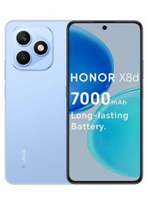 هاتف Honor X8d بشاشة 6.77 بوصة، ثنائي الشريحة، 4G، لون أزرق فاتح، ذاكرة 8 جيجابايت + 256 جيجابايت - نسخة الشرق الأوسط