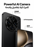 CCIT Find X9 Smartphone 5G 6.6-inch Full HD Android 16 8GB+512GB 20MP AI Camera 6000mAh - Black
