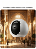 كاميرا داخلية Xiaomi C201، كاميرا HD بدقة 1080P للحيوانات الأليفة، بانوراما 360 درجة، اكتشاف وتتبع الأشخاص والحيوانات الأليفة، صوت ثنائي الاتجاه، ألوان حقيقية في الإضاءة المنخفضة، حجب مادي للعدسة، WiFi 6، تعمل مع Alexa وGoogle