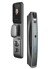 K02 3D Face Recognition Smart Lock with Key & Password Unlocking