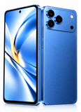 CCIT T17 Pro Max 5G شاشة HD+ مقاس 6.8 بوصة بتقنية In-Cell، نظام أندرويد 15، 16 جيجابايت + 1 تيرابايت، 6000 ملّي أمبير/ساعة - أزرق