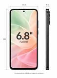 هاتف CCIT Note 60 Pro 5G بشاشة 6.8 بوصة Full HD ونظام Android 15 وذاكرة 6GB+128GB وبطارية 6000mAh - أسود