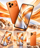 CCIT T17 Pro Max 5G 6.8-inch HD+ In-Cell Android 15 16GB+1TB 6000mAh - Orange
