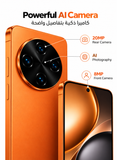 CCIT Find X9 بشاشة 6.6 بوصة Full HD، نظام Android 16، ذاكرة 8 جيجابايت + 512 جيجابايت، كاميرا ذكاء اصطناعي بدقة 20 ميجابكسل، بطارية 6000 مللي أمبير - برتقالي