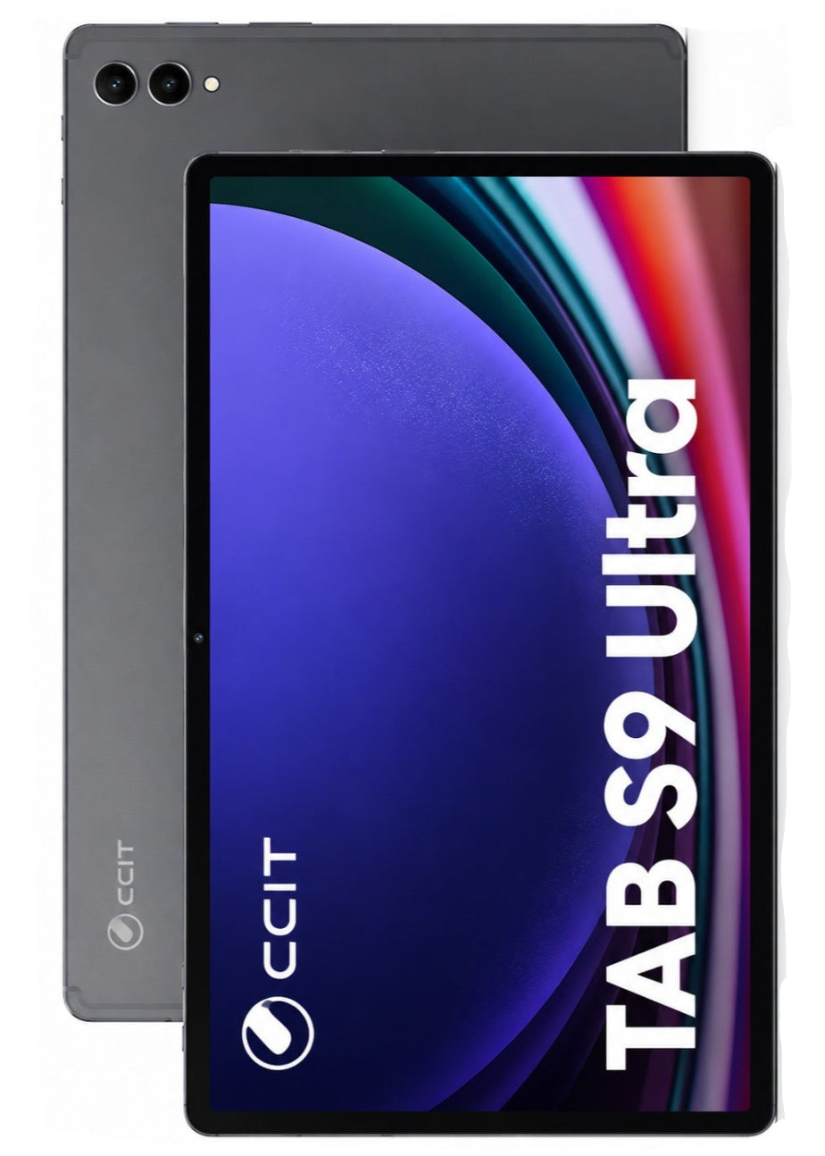 CCIT Tab S9 Ultra RAM:16GB ROM:1TB OS: Android 15.0 - Gray Gray