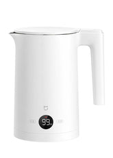 Electric Kettle 2 Dual Layer Heat Insulation Stainless Steel With Lever Indicator Light 1.7 L 1800 W MJDSH04YM White
