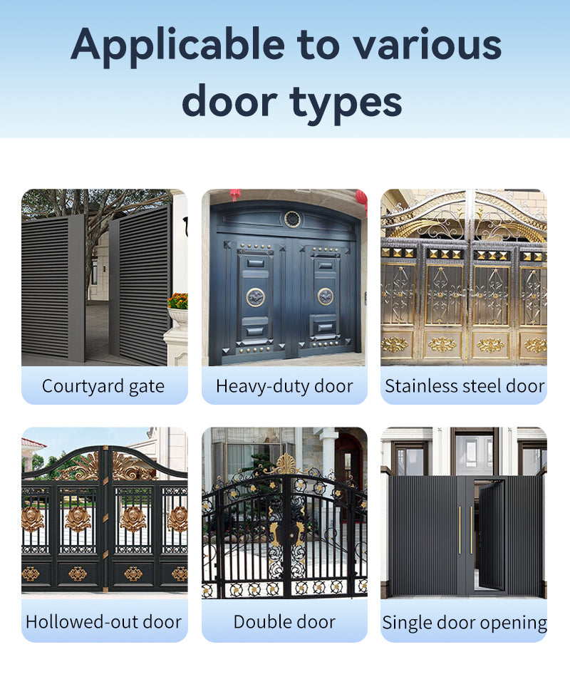 B1 Outdoor waterproof smart lock Easy to install without wiring, and automatically locks upon entry and exit The safety anti-theft Hall sensor technology automatically locks when the door is closed