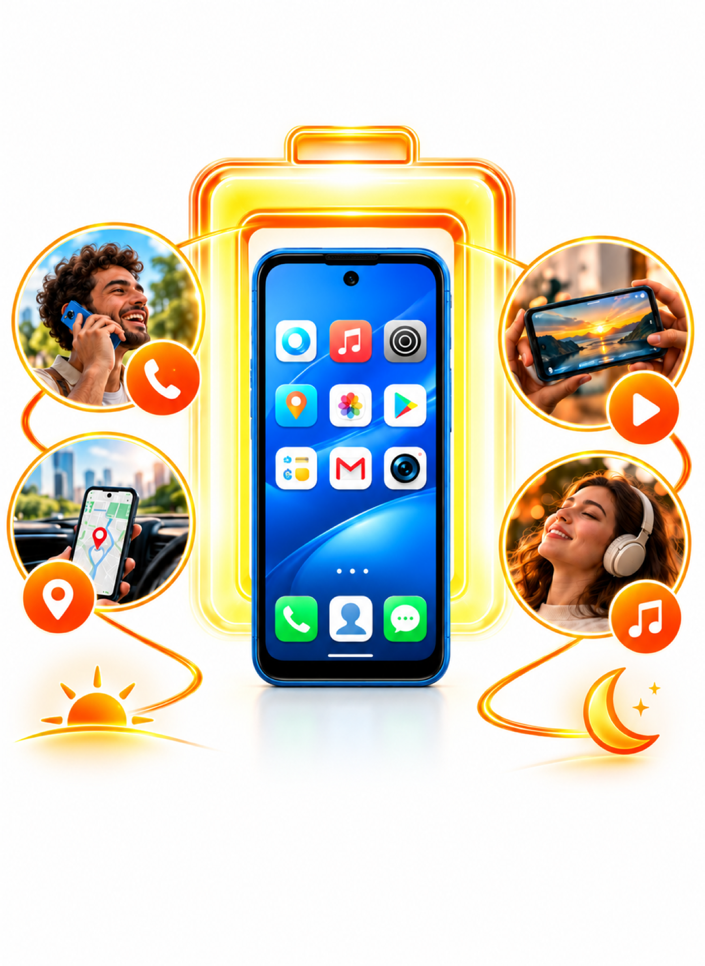 CCIT S26 Mini 4.0-inch HD Android 16 8GB+512GB 20MP Camera 3000mAh - Blue - image 5