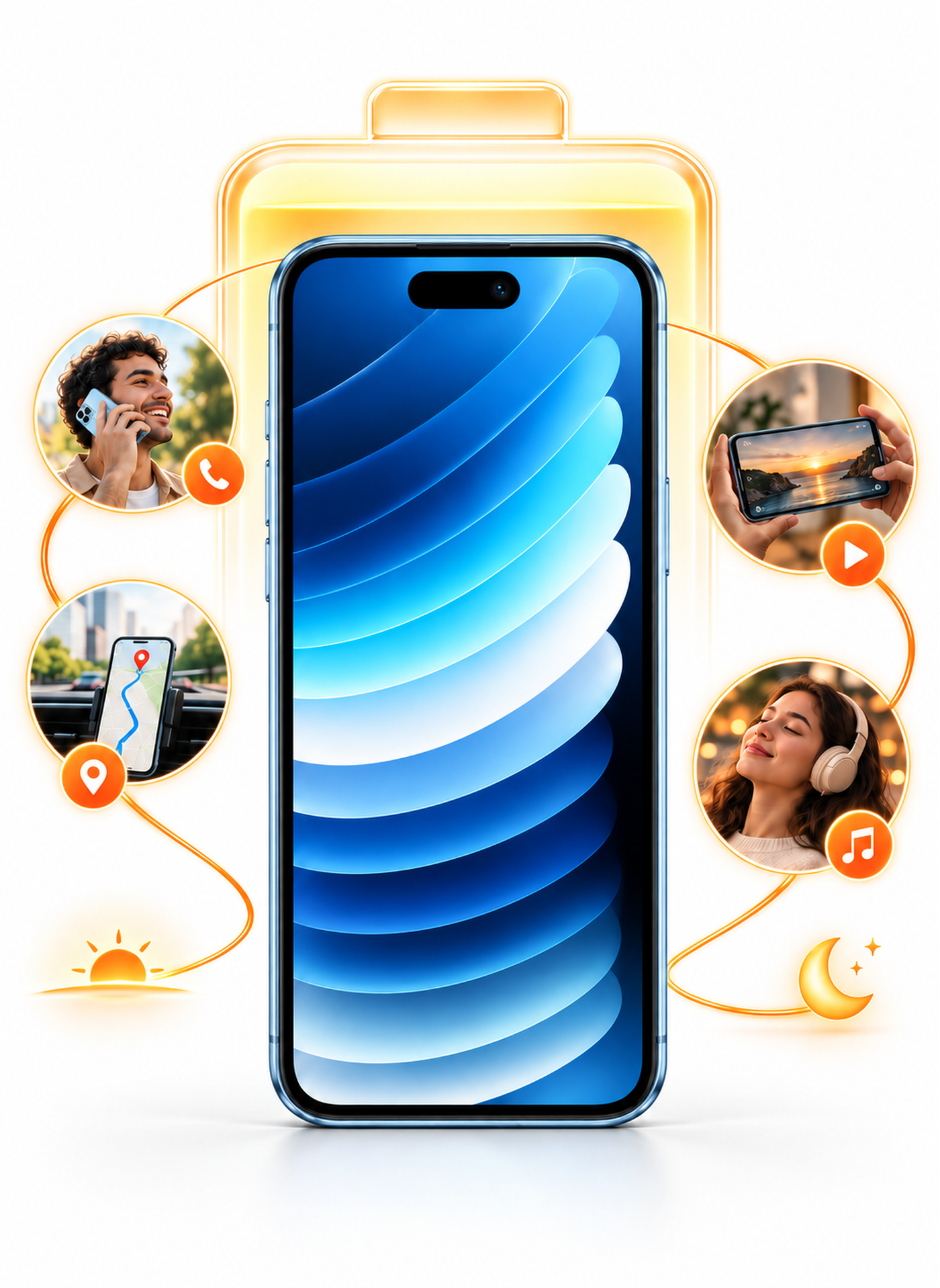 CCIT T18 Pro Max Smartphone 5G 6.8-inch 16GB+1TB - Blue