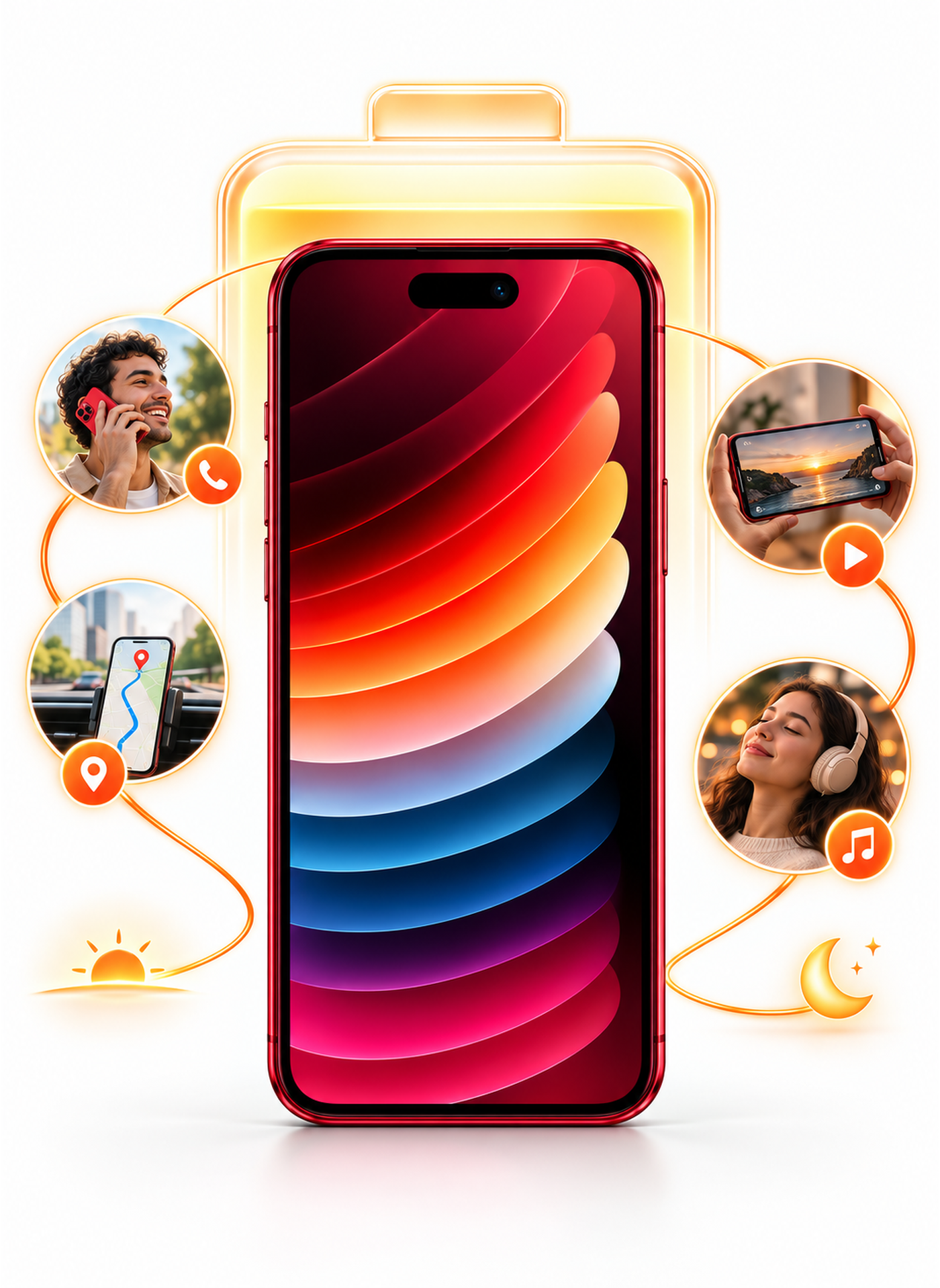 CCIT T18 Pro Max 5G 6.8 بوصة 16 جيجابايت + 1 تيرابايت - أحمر بوردو