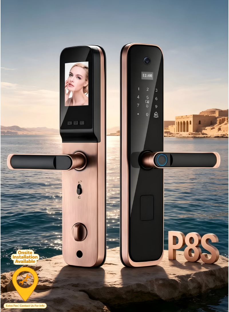 P8S Intercom Visual Peephole Smart Lock Peephole Monitoring Intercom Visual Large Screen