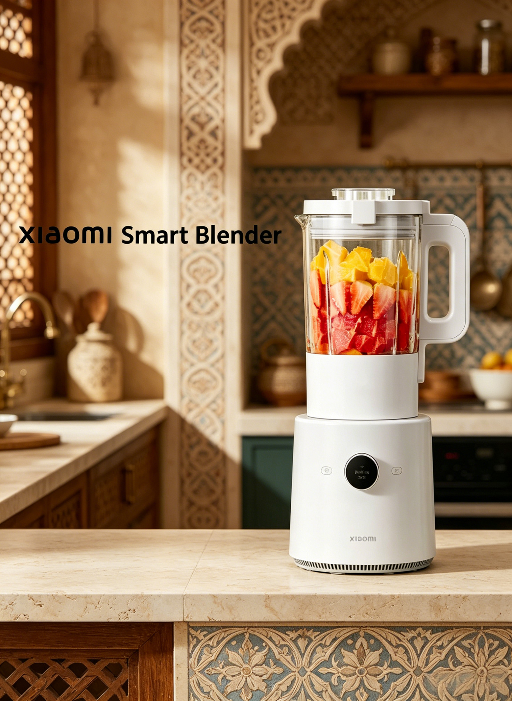 Xiaomi Smart Blender, 9 Speed Settings Hot & Cold Cooking Blender with 8 Stainless Steel Blades