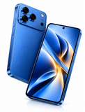 هاتف CCIT M17 Pro Max بشاشة Super LCD مقاس 7.2 بوصة بدقة Full HD، يعمل بنظام Android 15، مزود بكاميرا مدعومة بالذكاء الاصطناعي - أزرق