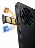 CCIT Find X9 Smartphone 5G 6.6-inch Full HD Android 16 8GB+512GB 20MP AI Camera 6000mAh - Black