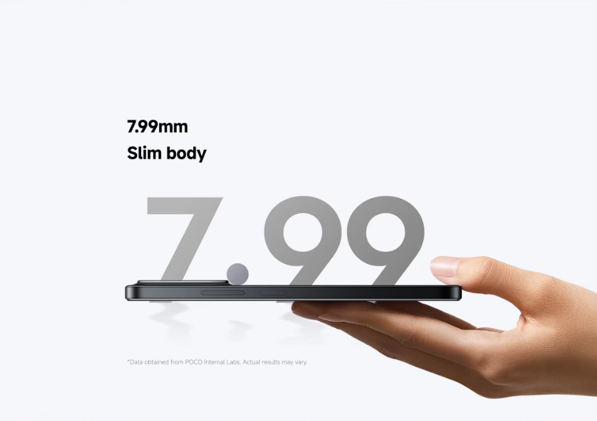 POCO C85 Unlocked Smartphone 8GB+256GB Black, 6.9" 120Hz Display, 6000mAh Large Battery, 33W Fast Charging, 50MP AI Dual Camera, Slim 7.99mm Body Octa-Core Mobile Phone