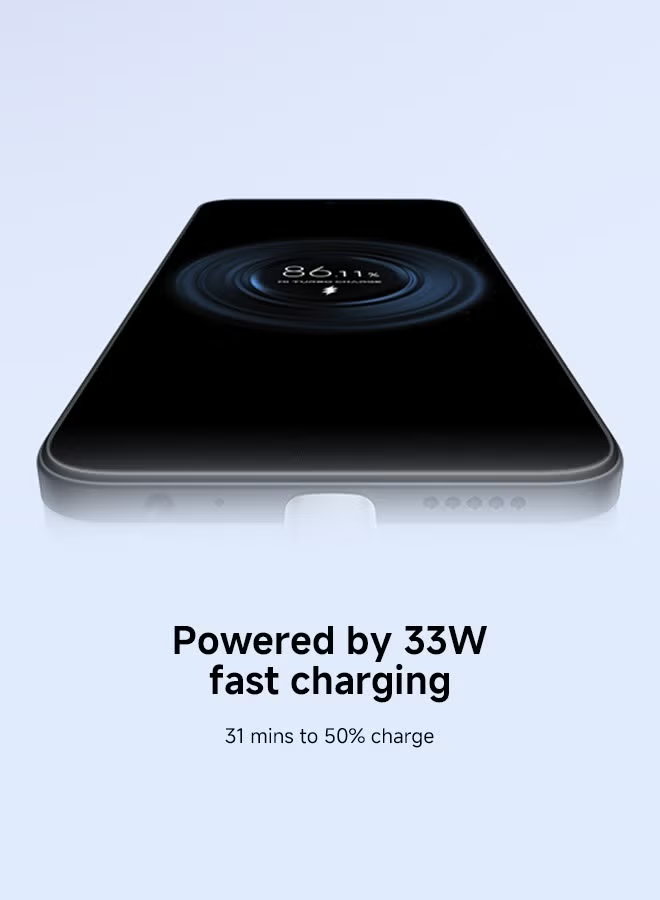 POCO C85 Unlocked Smartphone 8GB+256GB Black, 6.9" 120Hz Display, 6000mAh Large Battery, 33W Fast Charging, 50MP AI Dual Camera, Slim 7.99mm Body Octa-Core Mobile Phone