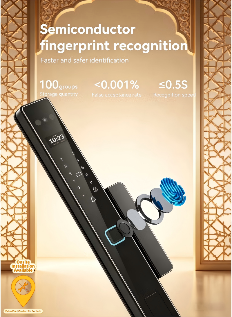 D1 Palm Vein & Facial RecognitionFully Automatic Smart Lock