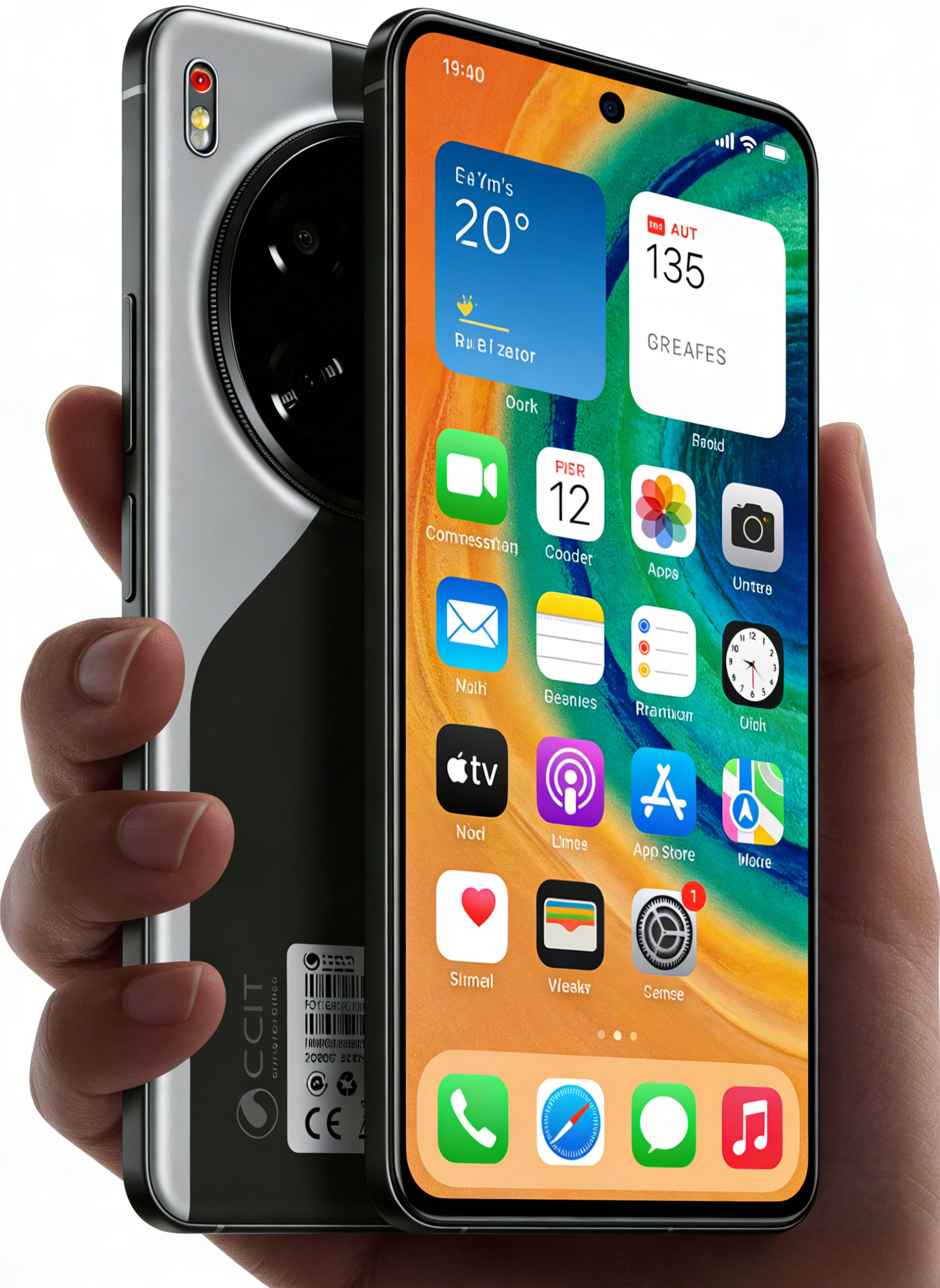 CCIT A50PLUS Smart Phone  6.8" FullHD Super LCD Al Camera: Front:8MP +Rear:21MP Android 15 Battery 6000mAh,RAM:6GB,R0M:128GB