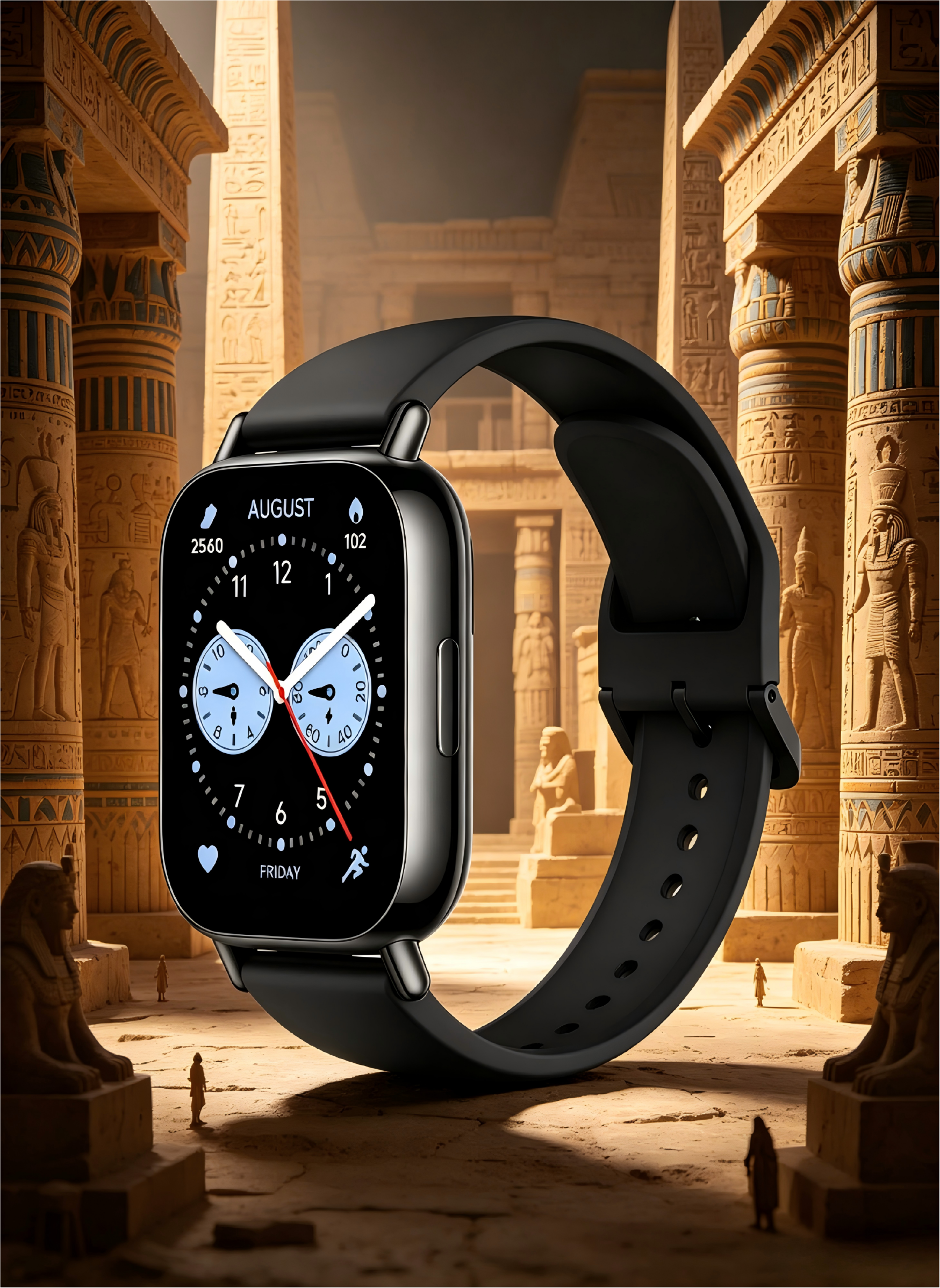 Redmi Watch 5 Lite Smart Watch, 5ATM Waterproof Fitness Tracker with Built-in GNSS, 18 Days Long Battery Life