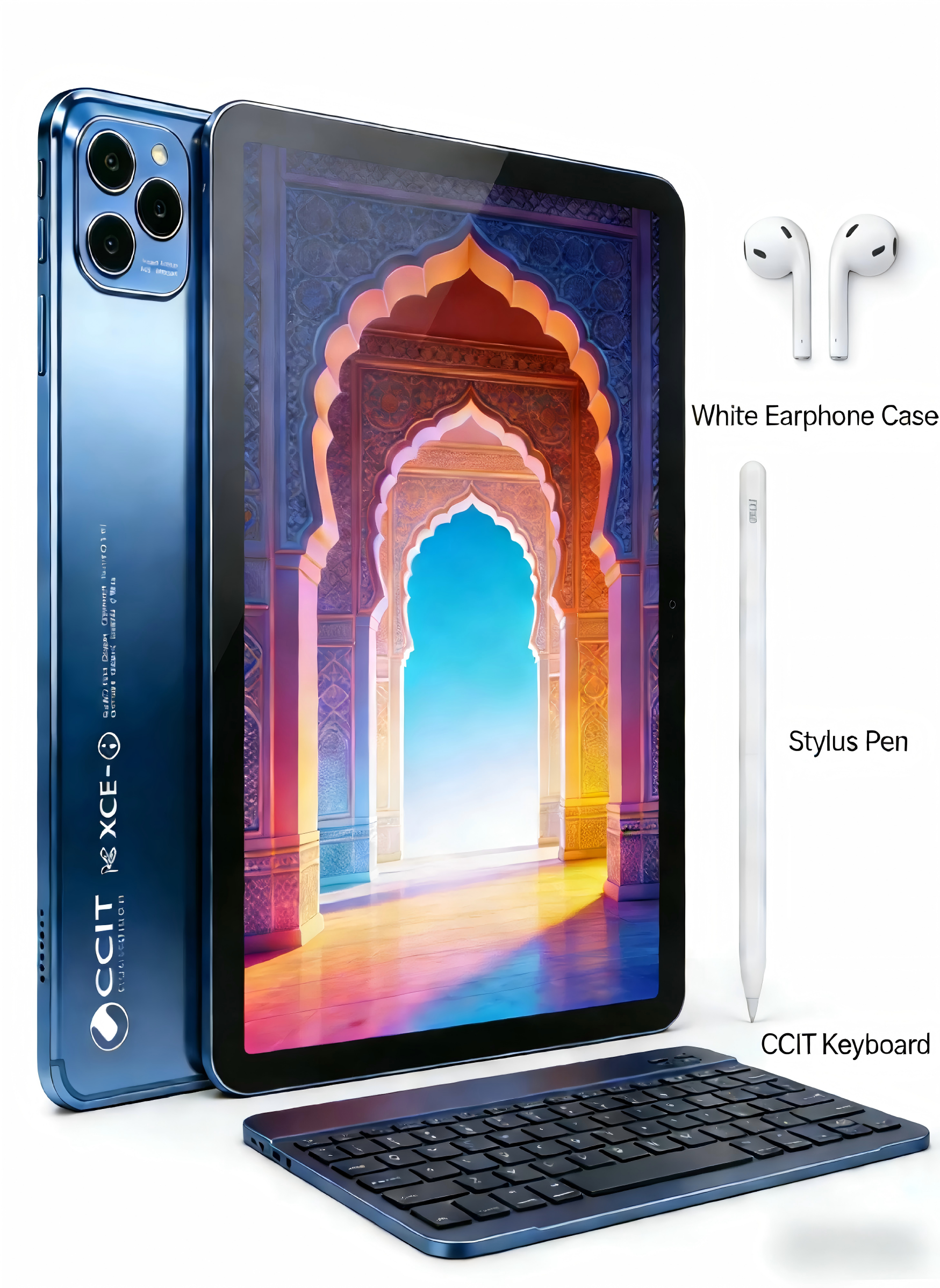 CCIT Tablet TAB 16PRO  10.1” immersive Android tablet display 16GB RAM + 1TB storage capacity 10000mAh long-lasting battery Dual SIM &amp; Wi-Fi connectivity