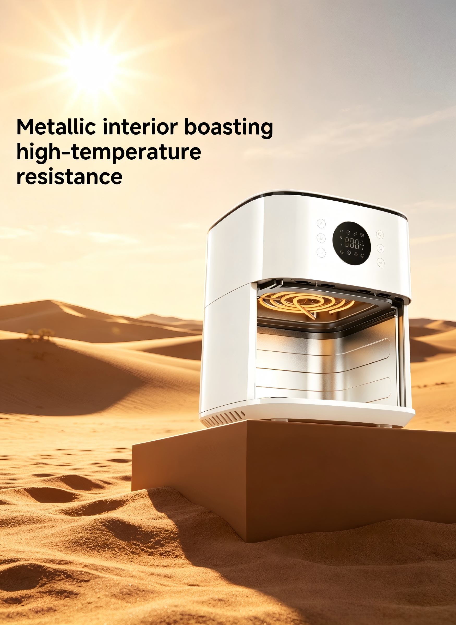 Xiaomi 6.5L Large Capacity Smart Air Fryer, Flip-Free Healthy Low-Fat Oil-Free Cooker