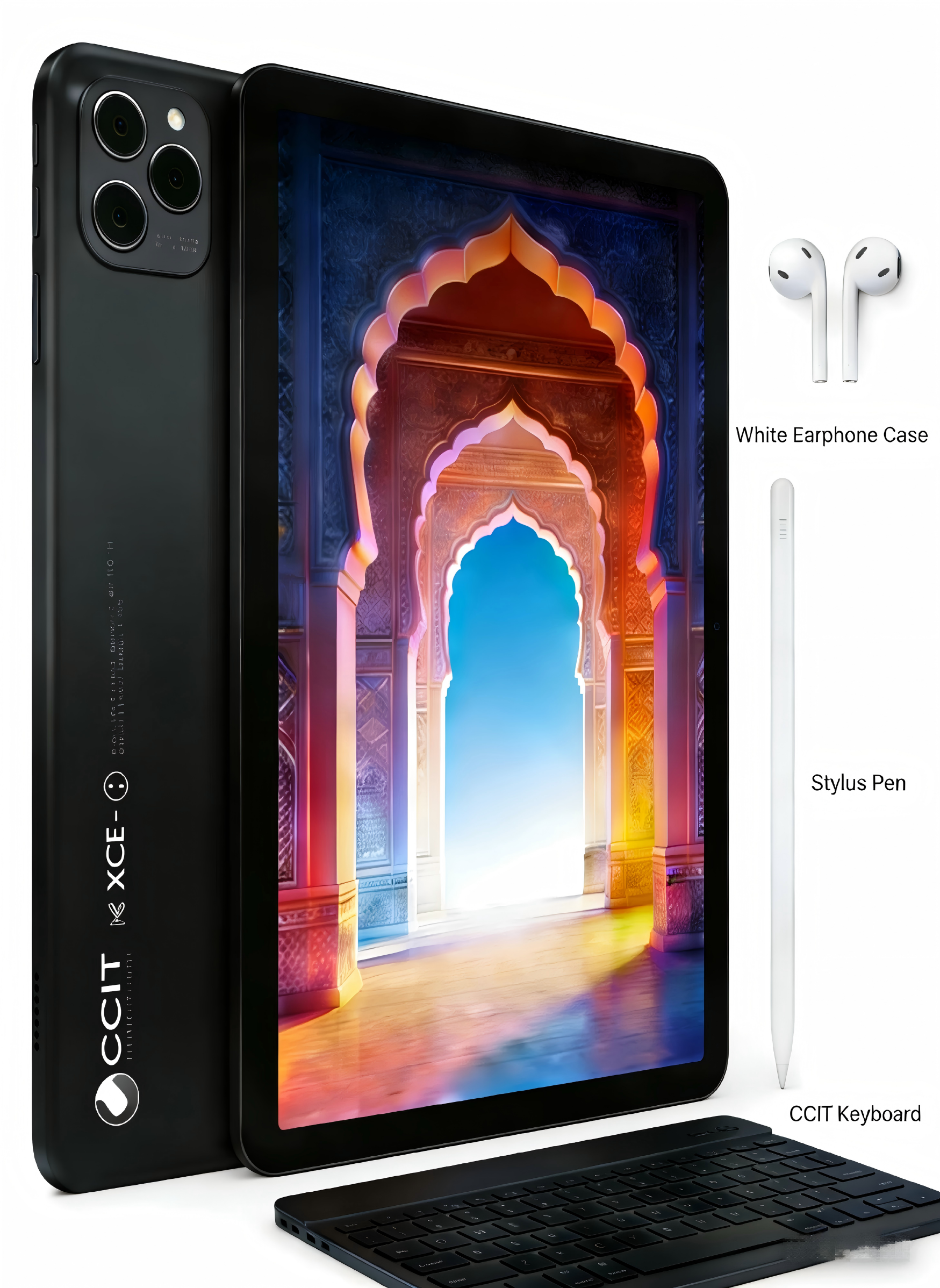 CCIT Tablet TAB 16PRO  10.1” immersive Android tablet display 16GB RAM + 1TB storage capacity 10000mAh long-lasting battery Dual SIM &amp; Wi-Fi connectivity