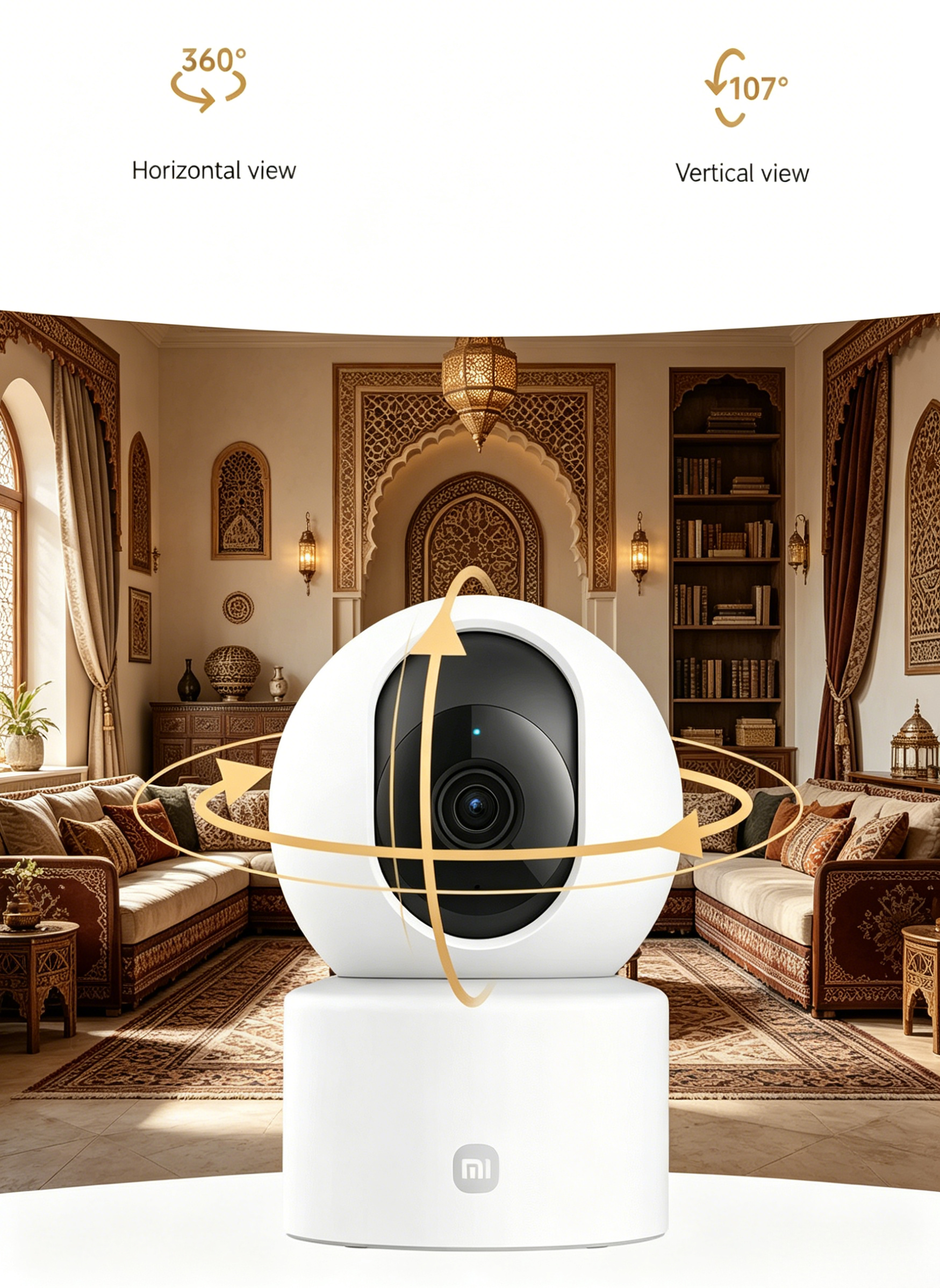 Xiaomi Smart Camera C201, 1080P Home Security IP Camera with Privacy Protection & Smart Motion Tracking