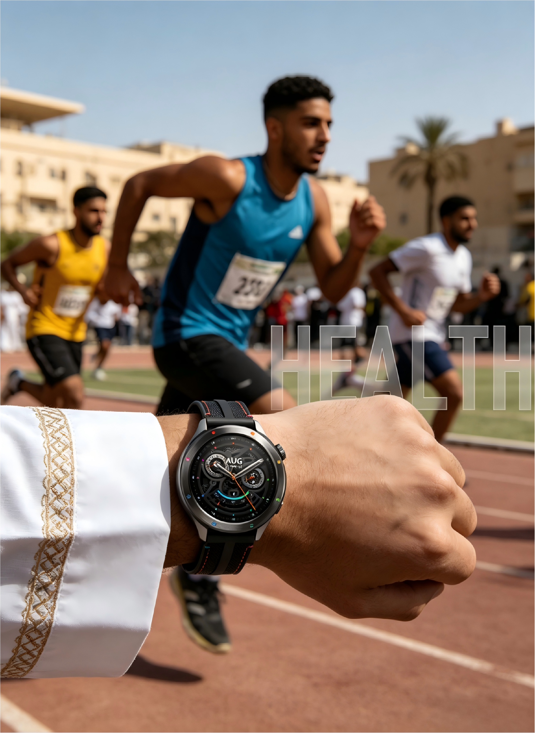 Xiaomi Watch S4 Rainbow Men's Round Smart Watch, High Precision Health Sensor, 24/7 Heart Rate & Sleep Monitor, Multi-Sport Modes Nylon Strap Fitness Smartwatch
