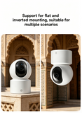 كاميرا داخلية Xiaomi C201، كاميرا HD بدقة 1080P للحيوانات الأليفة، بانوراما 360 درجة، اكتشاف وتتبع الأشخاص والحيوانات الأليفة، صوت ثنائي الاتجاه، ألوان حقيقية في الإضاءة المنخفضة، حجب مادي للعدسة، WiFi 6، تعمل مع Alexa وGoogle