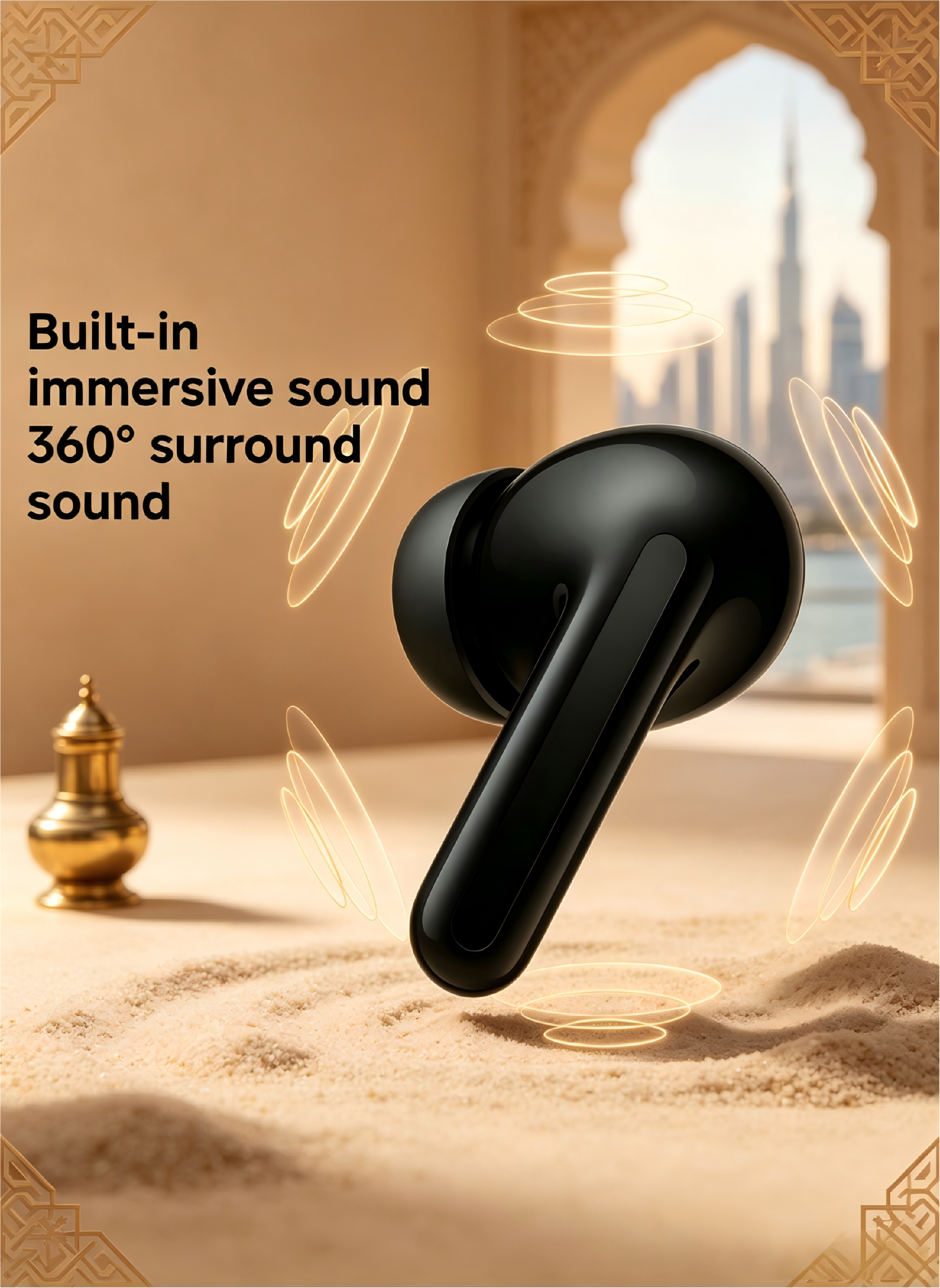 Redmi Buds 6 Wireless Bluetooth Earbuds, Active Noise Cancelling Earphones with 42H Long Battery Life