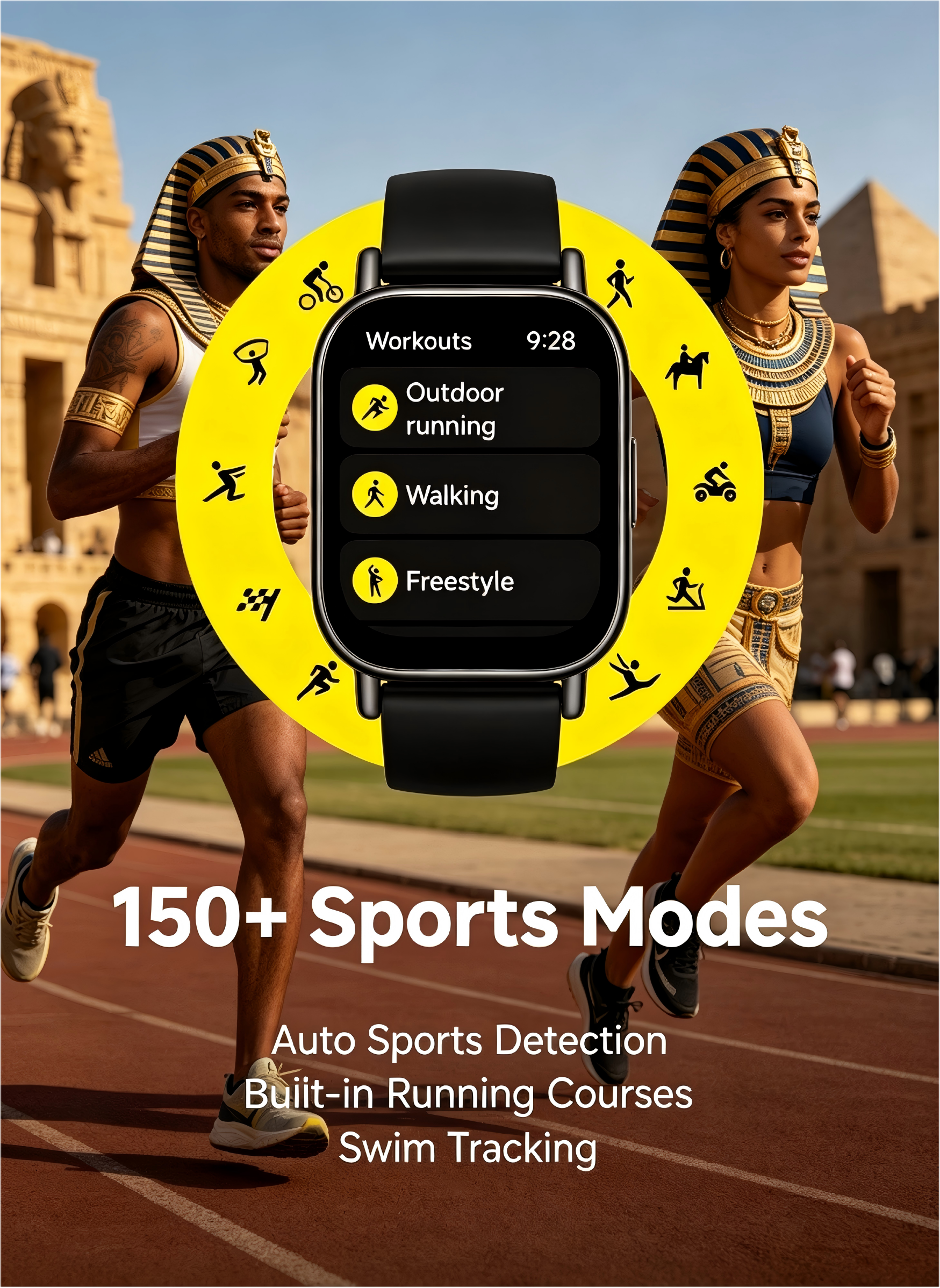 Redmi Watch 5 Lite Smart Watch, 5ATM Waterproof Fitness Tracker with Built-in GNSS, 18 Days Long Battery Life