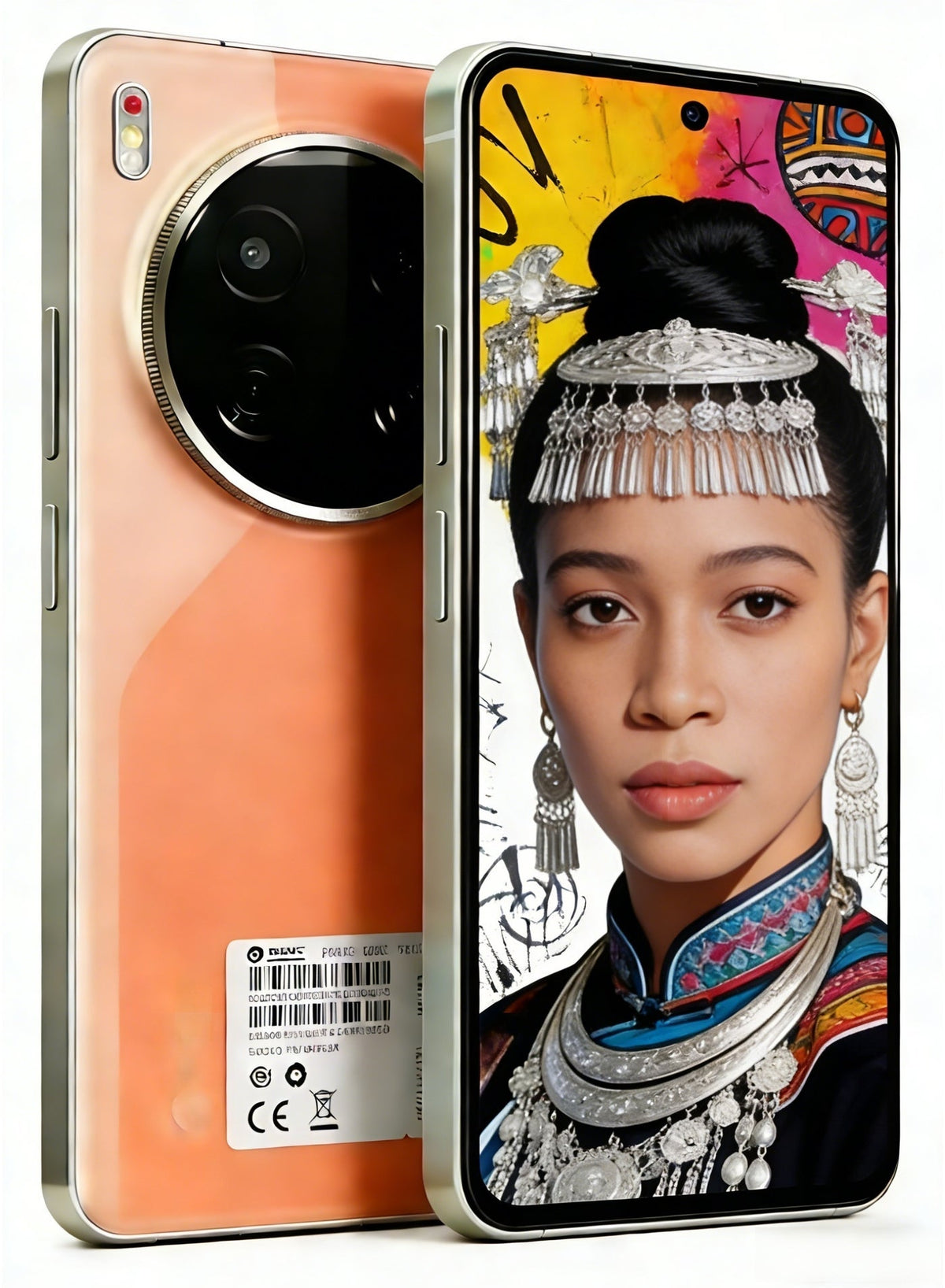 CCIT A50 Plus 6.8" FullHD Super LCD Al Camera: Front:8MP +Rear:21MP Android 15 B Orange