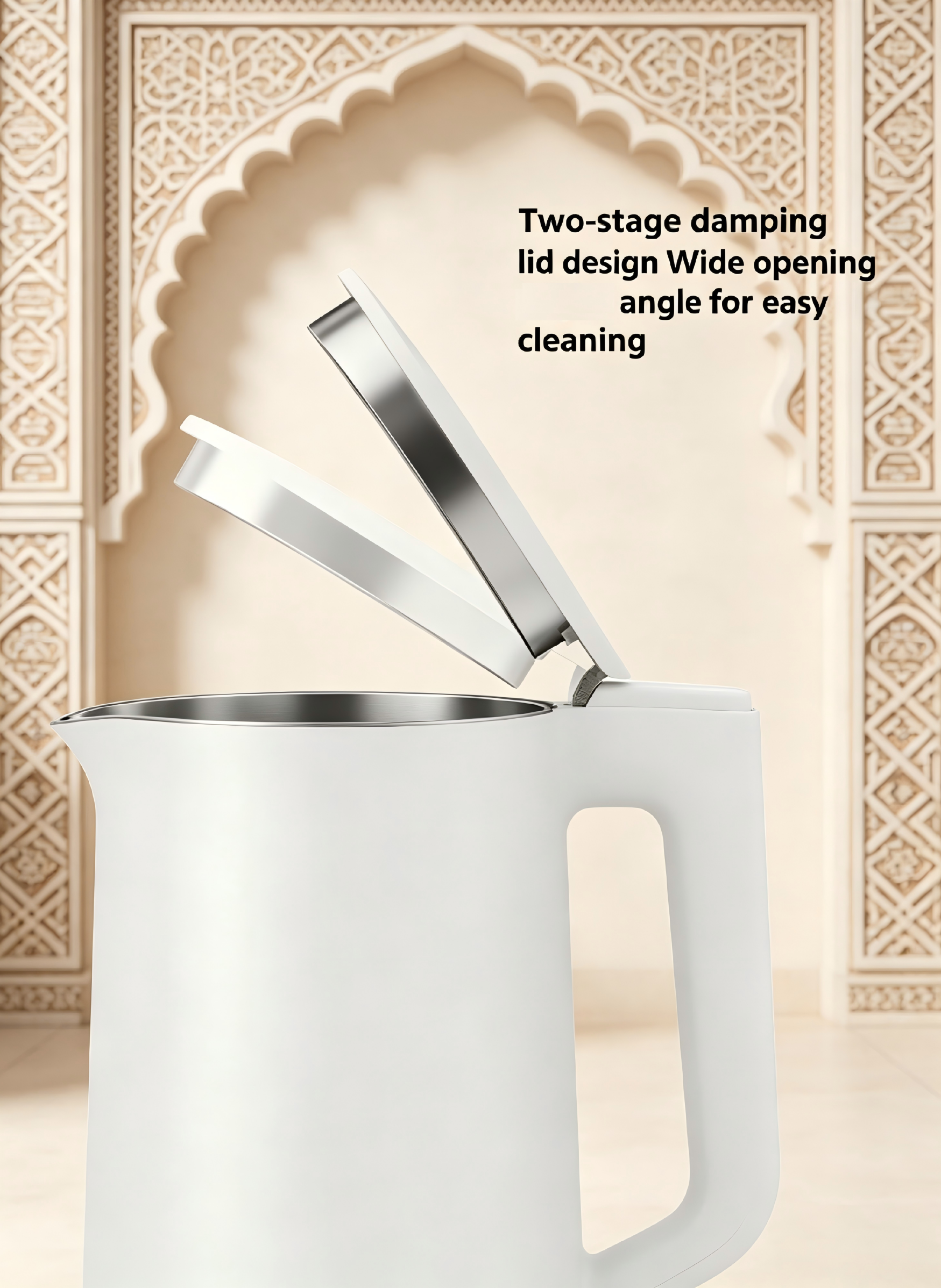Xiaomi Electric Kettle 2, 1.7L Large Capacity Double-Layer Anti-Scald Fast Boiling Water Kettle