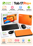 جهاز CCIT Tab 17 Pro+ اللوحي مقاس 10.1 بوصة، شاشة LCD بتقنية In-Cell IPS، سعة 16 جيجابايت + 1 تيرابايت