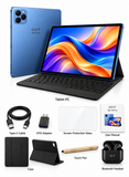 جهاز CCIT Tab 16 Pro+ بشاشة 10.1 بوصة LCD بتقنية In-Cell، نظام أندرويد 15، سعة 16 جيجابايت + 1 تيرابايت، بطارية 10000 مللي أمبير، كاميرا 8 ميجابكسل + 13 ميجابكسل - أزرق