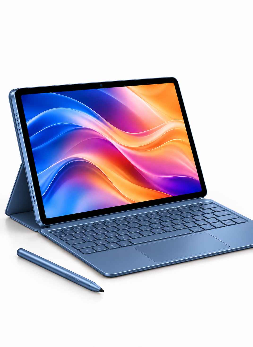 جهاز CCIT Tab 16 Pro+ بشاشة 10.1 بوصة LCD بتقنية In-Cell، نظام أندرويد 15، سعة 16 جيجابايت + 1 تيرابايت، بطارية 10000 مللي أمبير، كاميرا 8 ميجابكسل + 13 ميجابكسل - أزرق