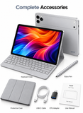 جهاز CCIT Tab 17 Plus بشاشة 11 بوصة IPS LCD بتقنية In-Cell، نظام أندرويد 15، سعة 16 جيجابايت + 1 تيرابايت، بطارية 12000 مللي أمبير، كاميرا 13 ميجابكسل + 28 ميجابكسل - فضي