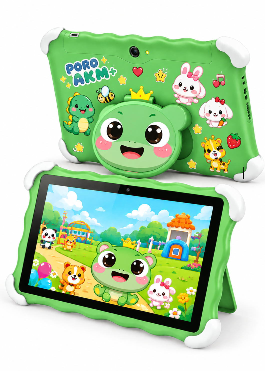 CCIT KT8 Max Kids Tablet 10.1-inch HD Screen 6GB+256GB Android 13 - Green