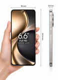 CCIT Find X9 بشاشة 6.6 بوصة Full HD، نظام أندرويد 16، ذاكرة 8 جيجابايت + 512 جيجابايت، كاميرا ذكاء اصطناعي 20 ميجابكسل، بطارية 6000 مللي أمبير - فضي