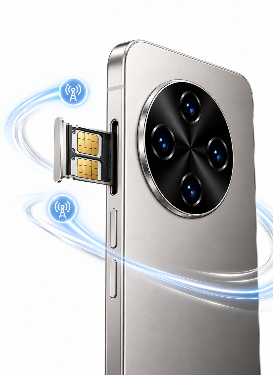 CCIT Find X9 بشاشة 6.6 بوصة Full HD، نظام أندرويد 16، ذاكرة 8 جيجابايت + 512 جيجابايت، كاميرا ذكاء اصطناعي 20 ميجابكسل، بطارية 6000 مللي أمبير - فضي