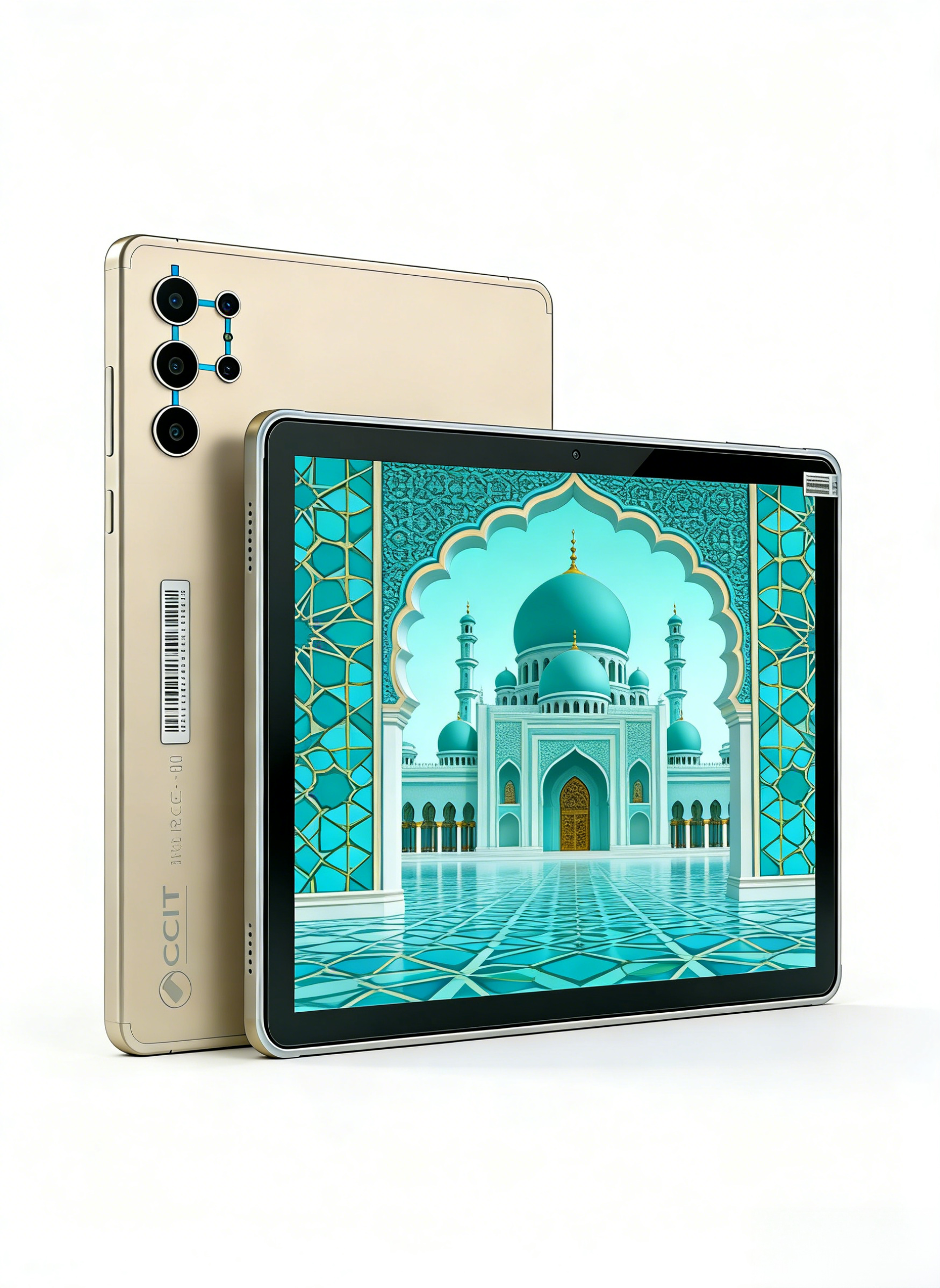 CCIT Tab G25 10.1" Android Tablet with Keyboard & Stylus Dual SIM WiFi 16GB RAM + 1 TB ROM Type-C Charging Kids & Adults Productivity Bundle