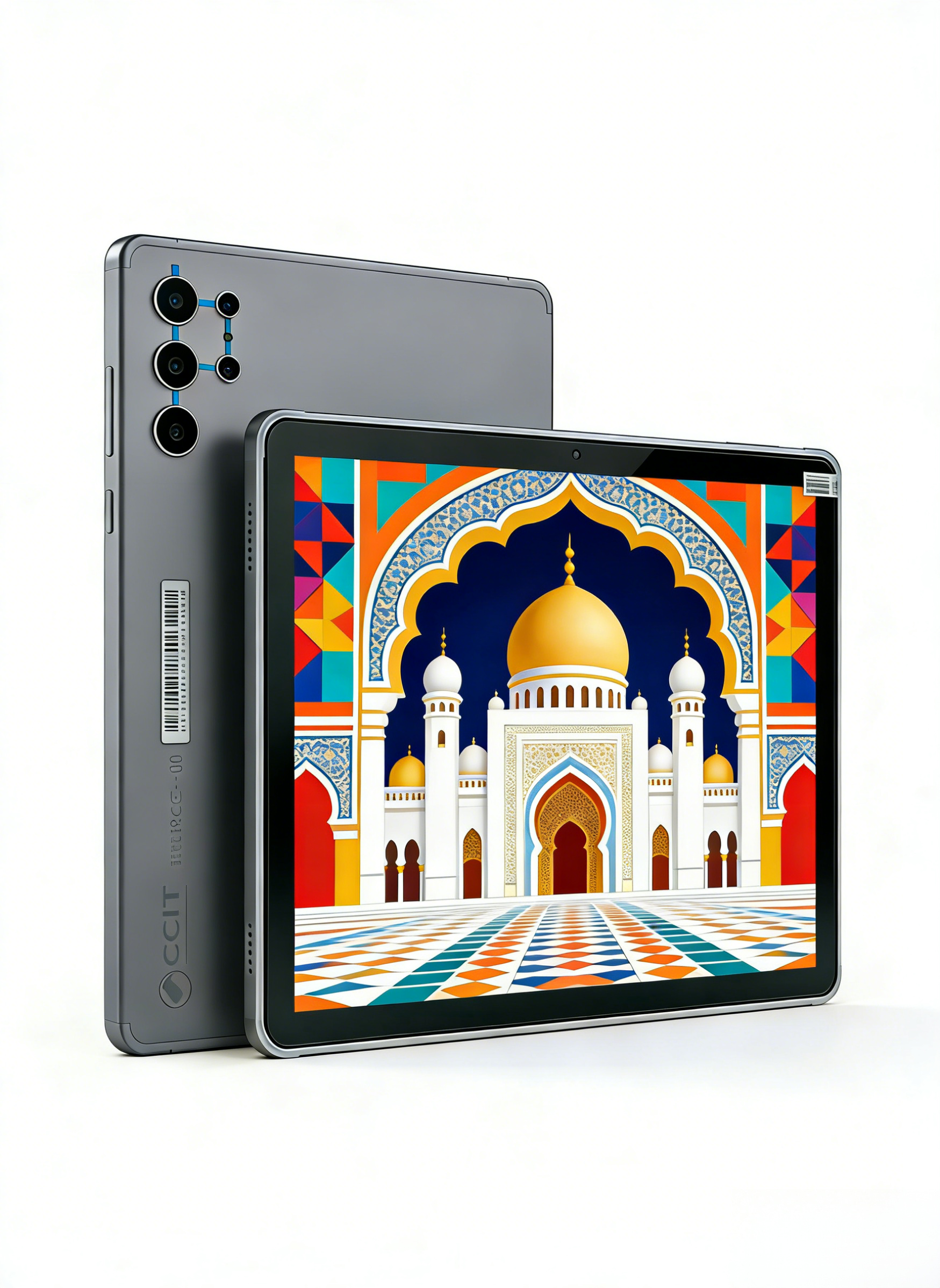 CCIT Tab G25 10.1" Android Tablet with Keyboard & Stylus Dual SIM WiFi 16GB RAM + 1 TB ROM Type-C Charging Kids & Adults Productivity Bundle