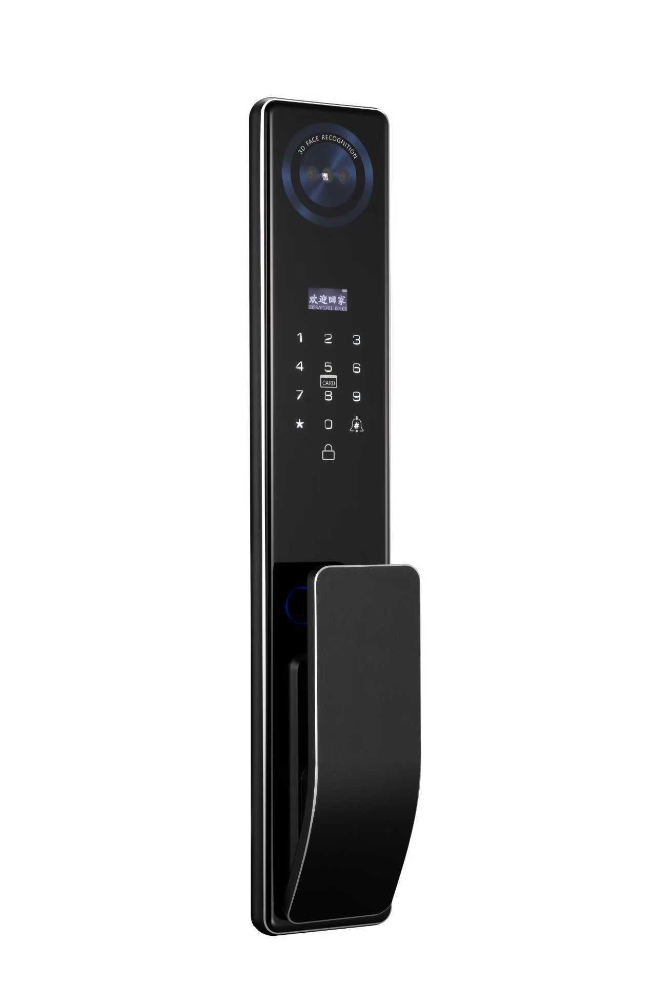 H06 Product Parameters Eight ways to open a lock: Faces, palms, fingerprints, passwords,keys,cards, temporary,passwords,and remote lock-up