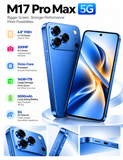 هاتف CCIT M17 Pro Max بشاشة Super LCD مقاس 7.2 بوصة بدقة Full HD، يعمل بنظام Android 15، مزود بكاميرا مدعومة بالذكاء الاصطناعي - أزرق