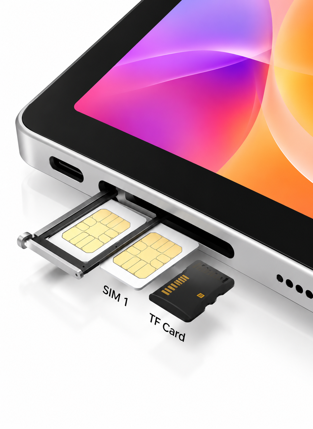 جهاز CCIT Tab 17 Plus بشاشة 11 بوصة IPS LCD بتقنية In-Cell، نظام أندرويد 15، سعة 16 جيجابايت + 1 تيرابايت، بطارية 12000 مللي أمبير، كاميرا 13 ميجابكسل + 28 ميجابكسل - فضي