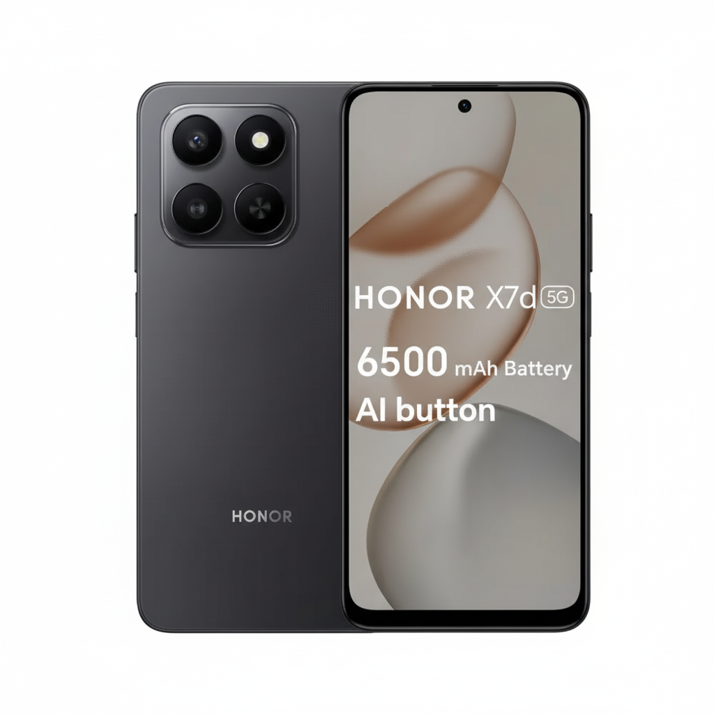 Honor X7d 5G Dual SIM Velvet Black 8GB RAM 256GB - Middle East Version